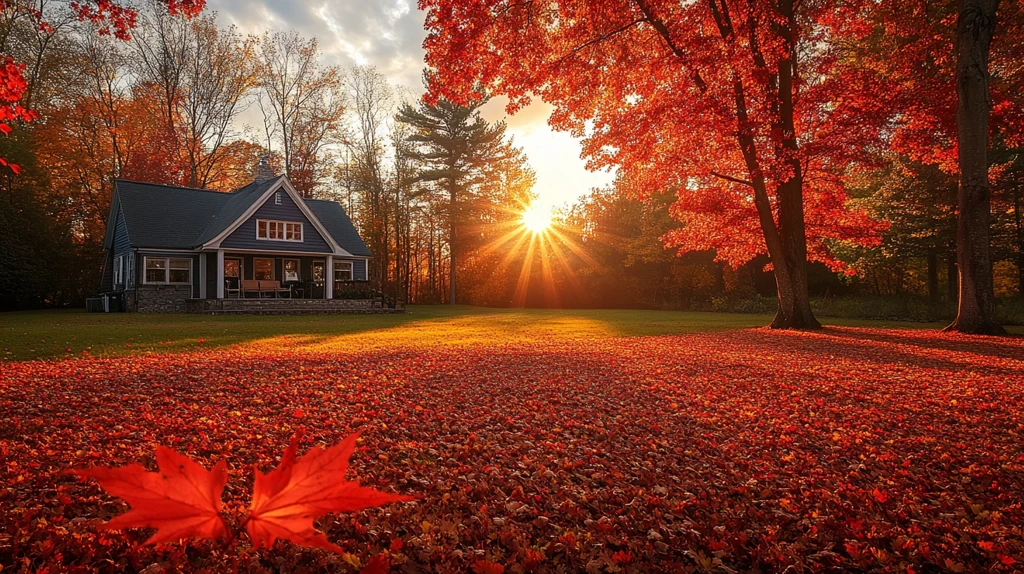 秋日温馨家庭聚会