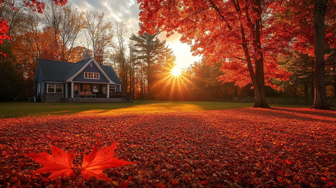 秋日温馨家庭聚会