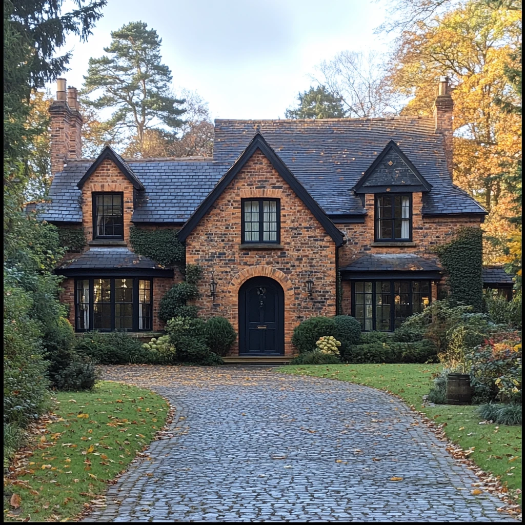 洁净车道迎面房屋