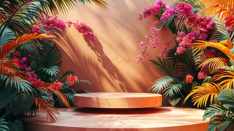 热带花卉产品展示