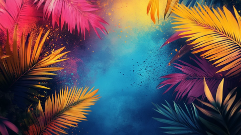 夏日热带色彩