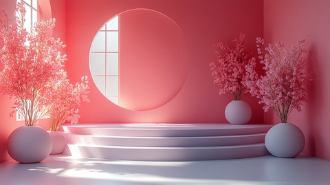 几何形状展示台