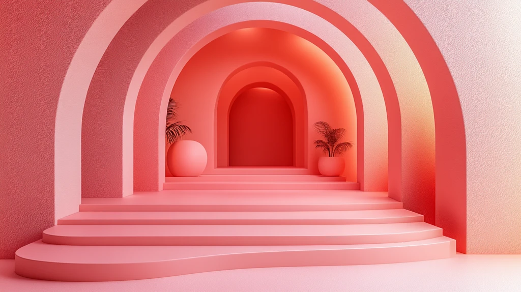 几何形状展示台