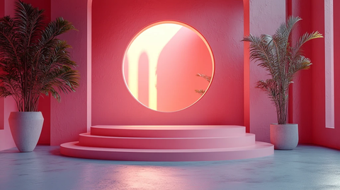 几何形状展示台