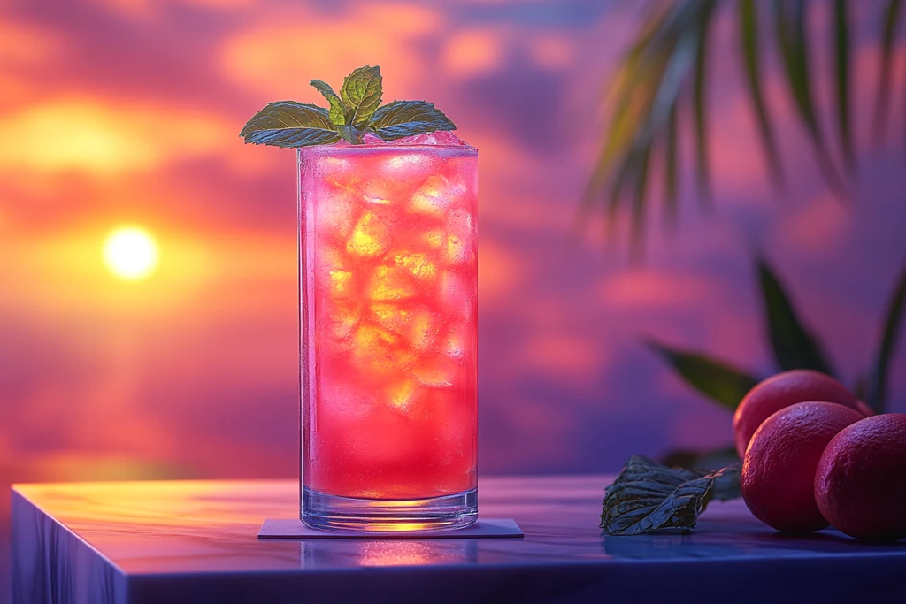 夏日饮品光影台