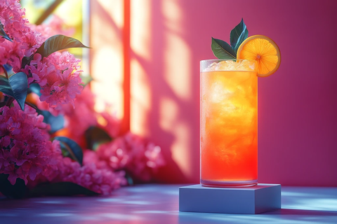 夏日饮品光影台