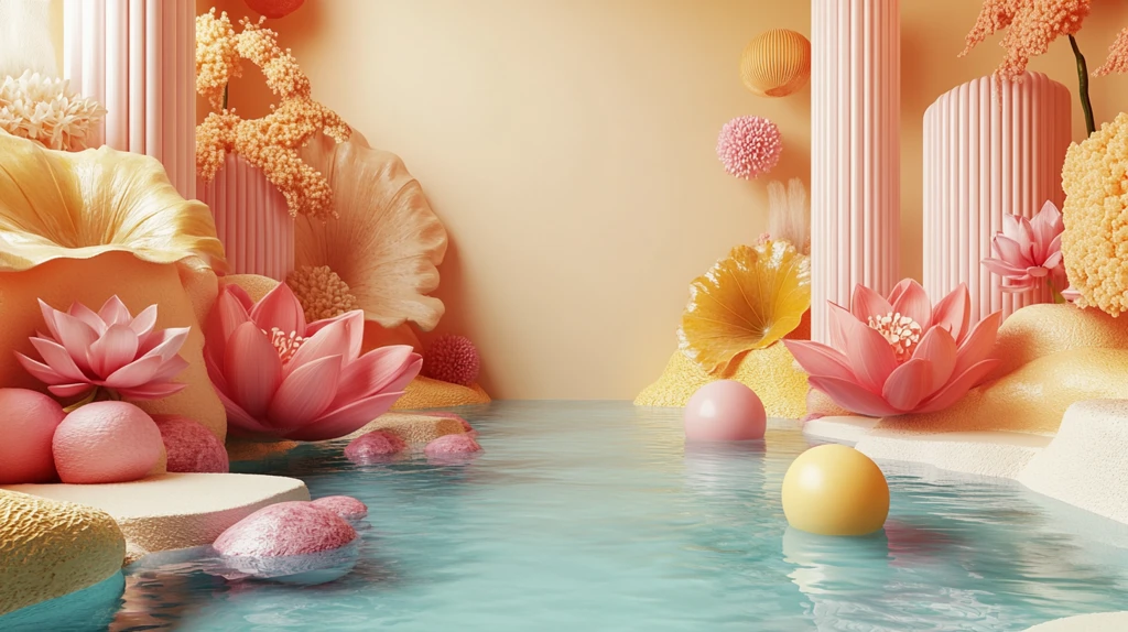 趣味抽象泳池设计