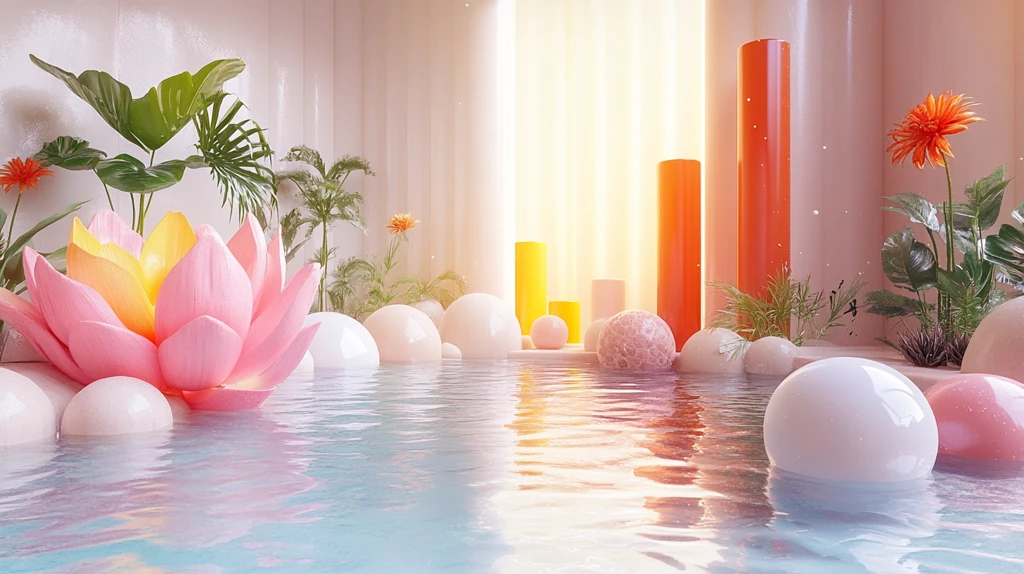 趣味抽象泳池设计