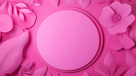 粉红背景时尚剪影