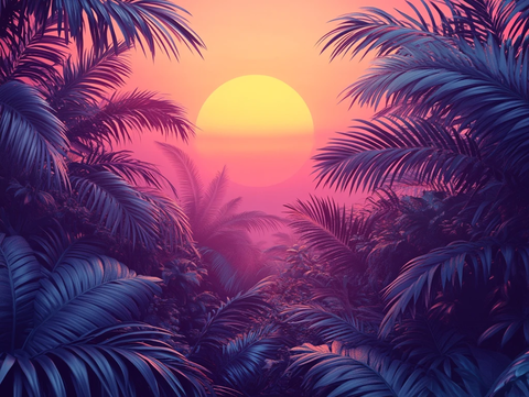 夏日节庆热带风