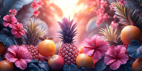 热带元素数字艺术