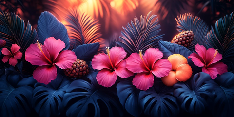 热带元素数字艺术