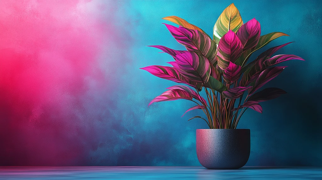 青紫光影简约背景