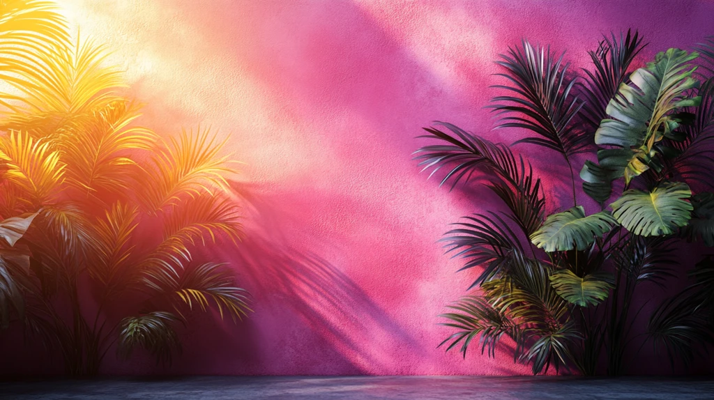 紫色粉色渐变墙面