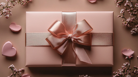 粉色金色礼物券