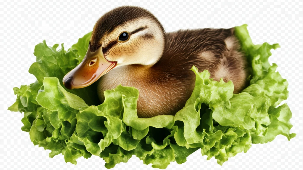 原创卡通鸭妈妈