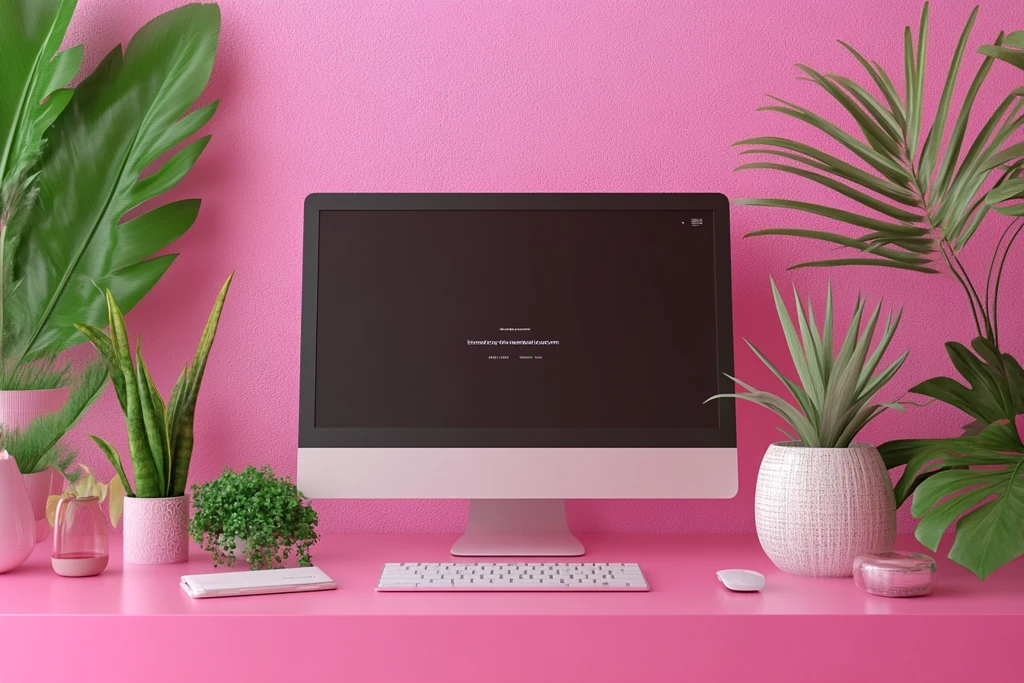 紫粉色网页元素