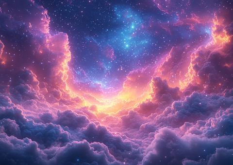 星际行星云彩图