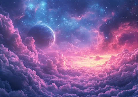 星际行星云彩图