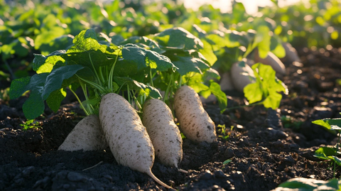 新鲜地里的红苕