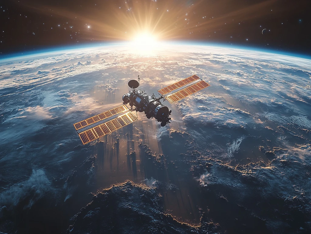 太空卫星俯瞰地球