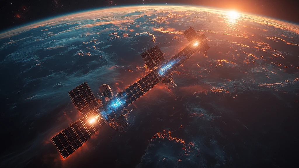 三卫星光线连地球