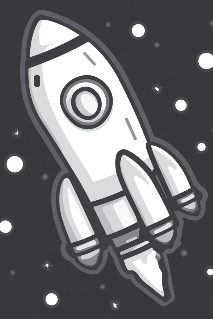 卫星符号简笔画