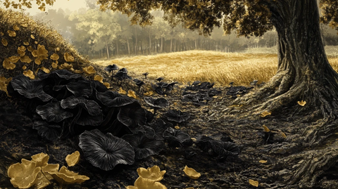 秋天森林画秋天壁纸