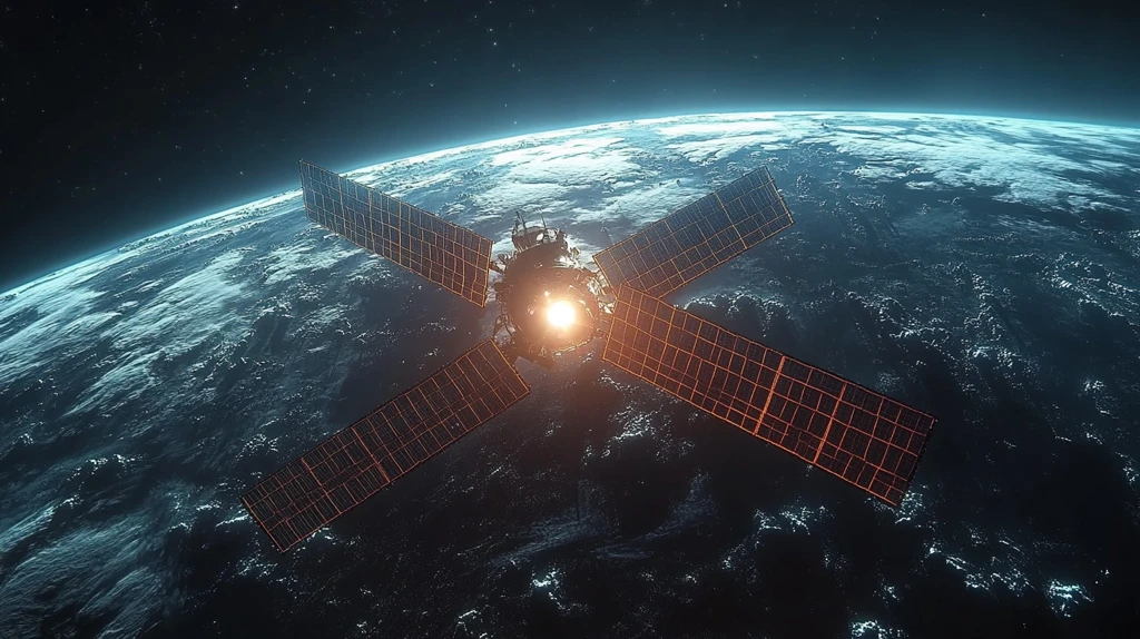 空间卫星三维图