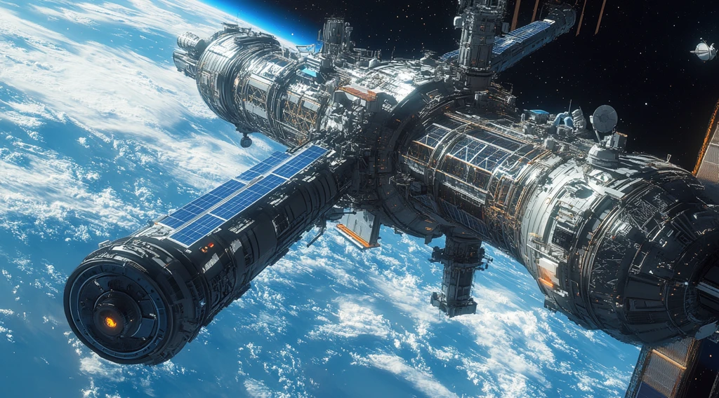 太空站摄影场景