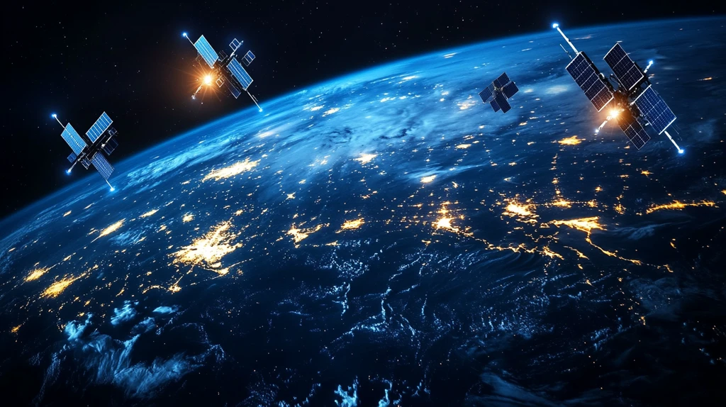 卫星轨道示意图