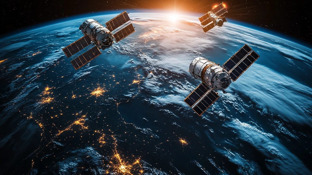 卫星轨道示意图