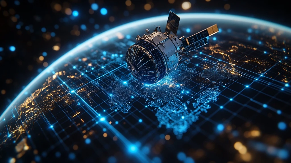 卫星与地球连接