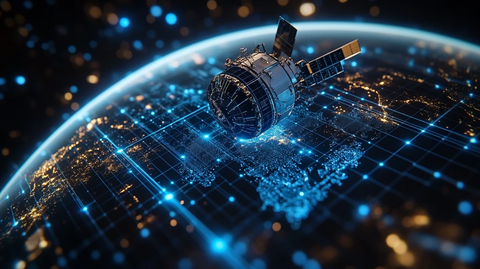 卫星与地球连接