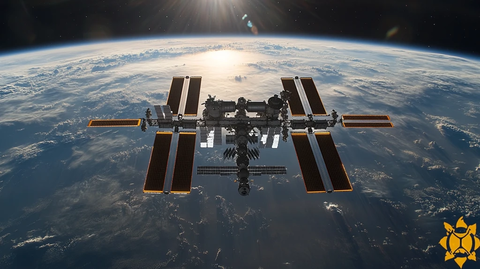 空间站日光云星图