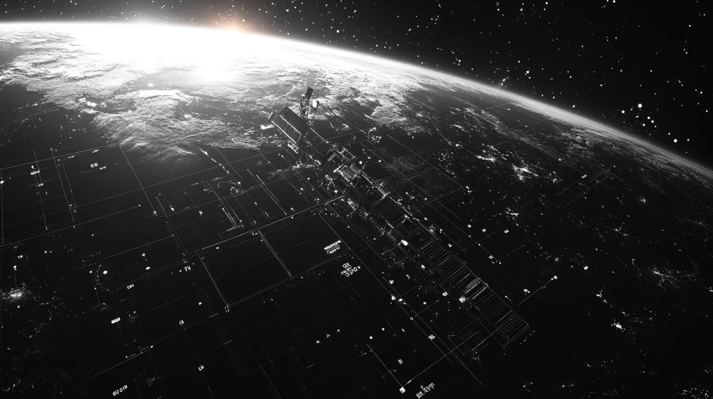 卫星通信示意图