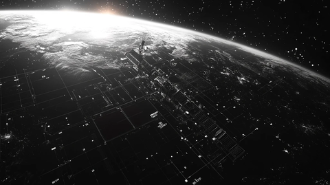 卫星通信示意图