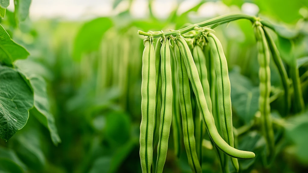 豆类农产品果实豆角地