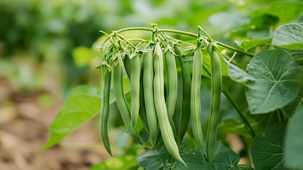 豆类农产品果实豆角地