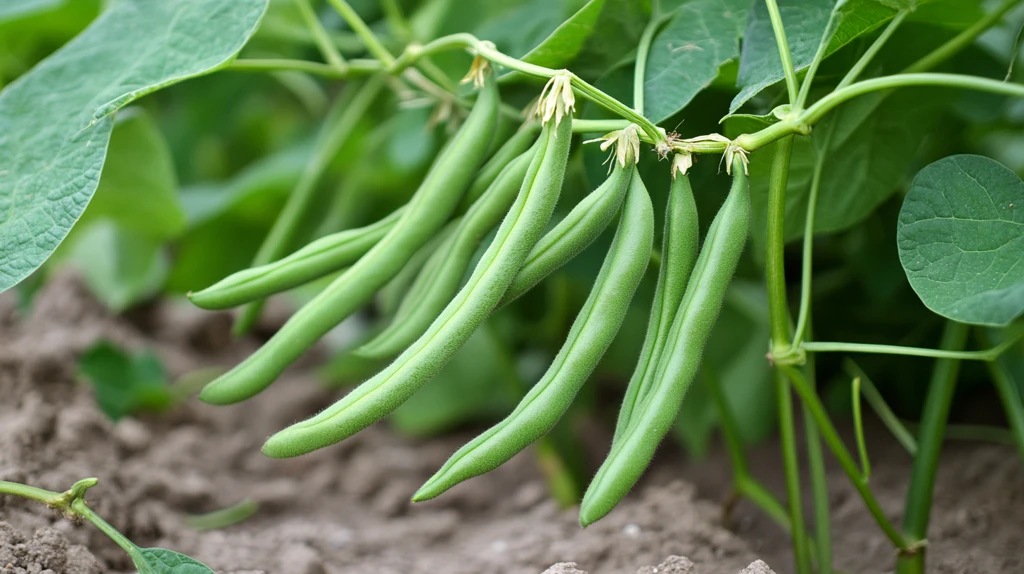豆类农产品果实豆角地