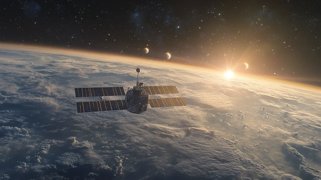 卫星三角轨道投影