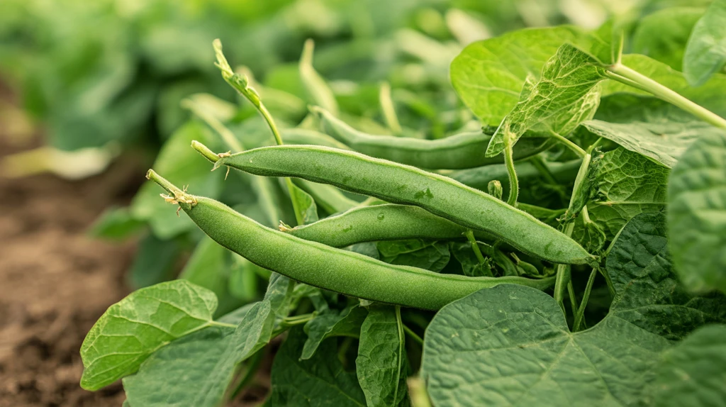 豆类农产品果实豆角地