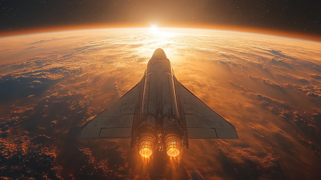 三角翼火箭飞行