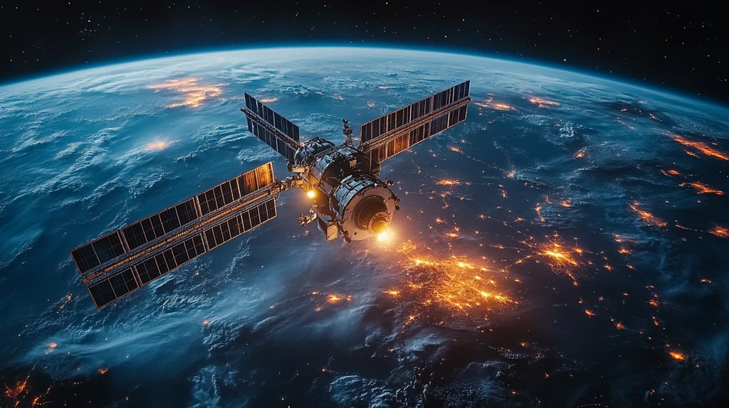 女宇航员维修卫星