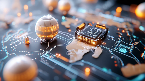 卫星网络全局图