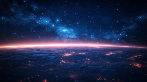 卫星网络连接图