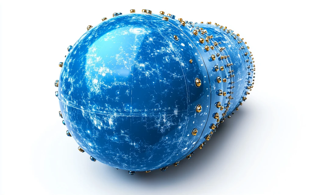 蓝色地球卫星环绕