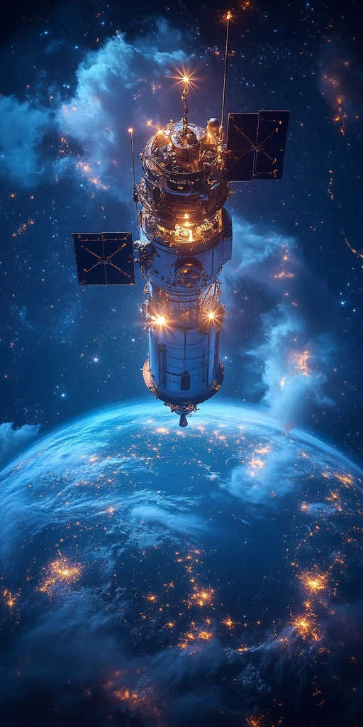 卫星地球坐标网格