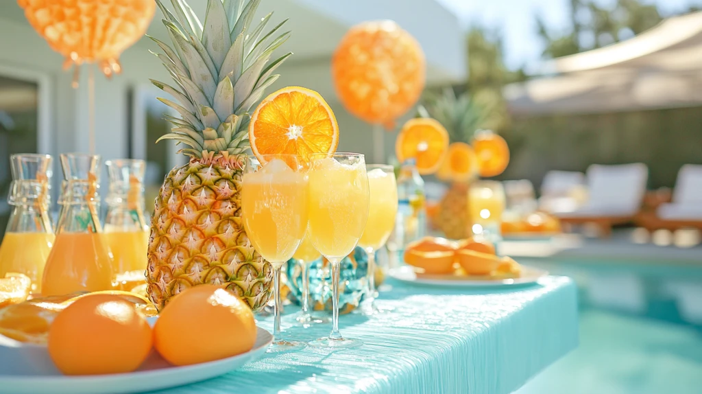 户外婚礼水果区