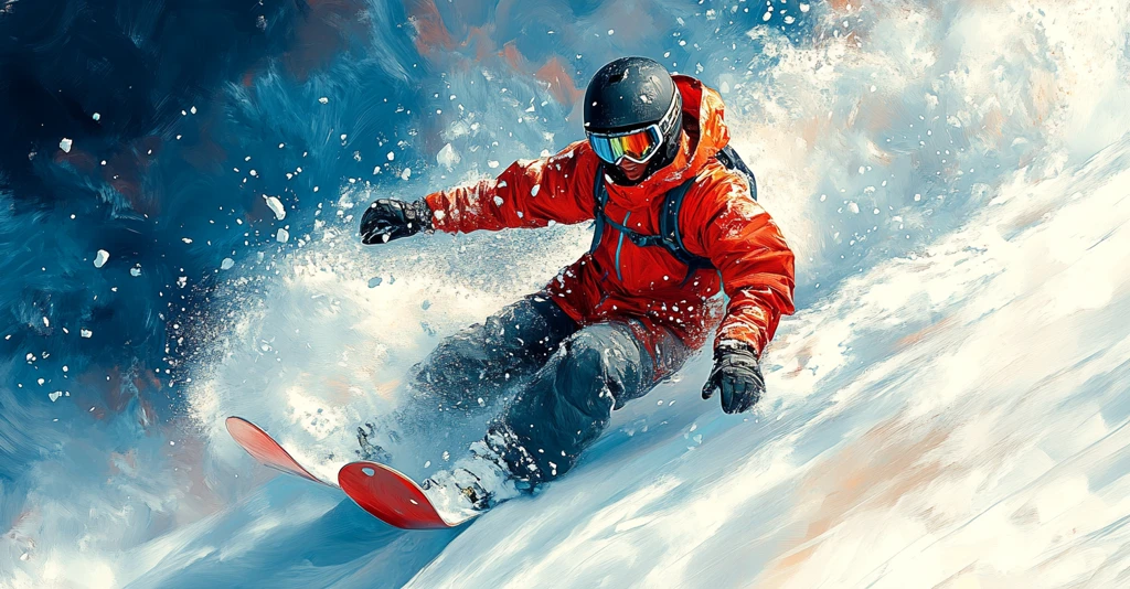 雪元素抽象设计